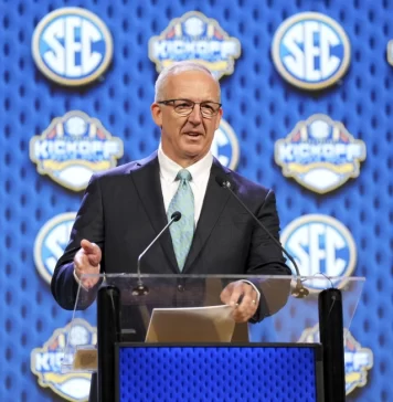 The SEC Doesn’t Want To Be Associated With LSU SEC COMMISSIONER GREG SANKEY