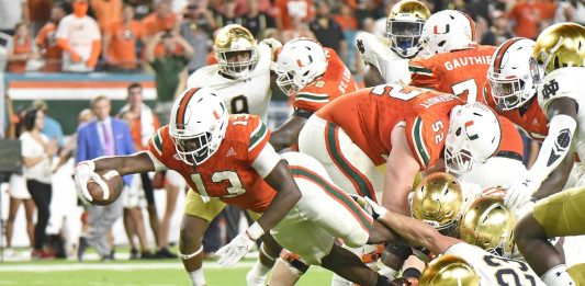 In a game that lived up to every ounce of preseason hype, the No. 10 Miami Hurricanes delivered a dramatic 27–24 victory over the No. 6 Notre Dame